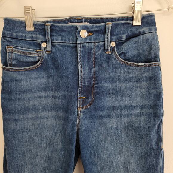 Good American Good Legs Fray Hem Jeans Skinny High Rise Stretch Women 26 - Picture 4 of 13